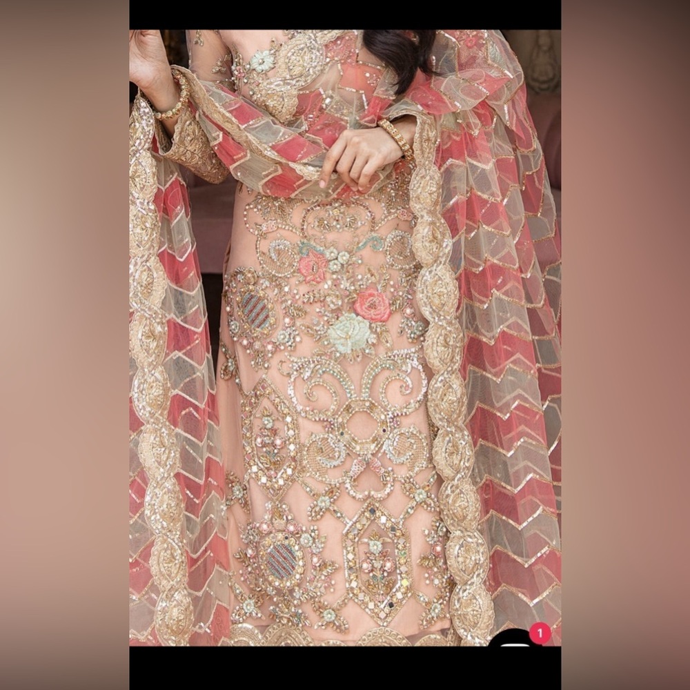 Pakistani wedding dress by Imrozia premium